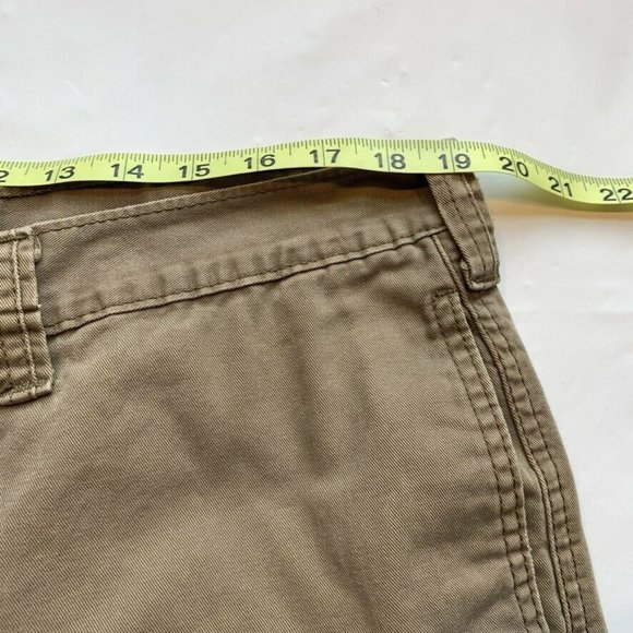 Levis Signature Cargo Shorts Men 38 Relaxed Heavyweight Y2K Khaki Outdoor Summer - Picture 9 of 12